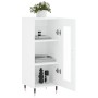 Weißes Sideboard aus Holzwerkstoff, 34,5 x 34 x 90 cm von vidaXL, Sideboards - Ref: Foro24-828772, Preis: 58,44 €, Rabatt: %
