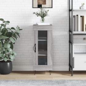 Sonoma Sideboard aus grauem Holzwerkstoff 34,5x34x90 cm von vidaXL, Sideboards - Ref: Foro24-828794, Preis: 57,32 €, Rabatt: %