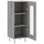 Aparador madera de ingeniería gris Sonoma 34,5x34x90 cm de vidaXL, Aparadores - Ref: Foro24-828794, Precio: 56,60 €, Descuent...