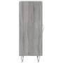 Sonoma Sideboard aus grauem Holzwerkstoff 34,5x34x90 cm von vidaXL, Sideboards - Ref: Foro24-828794, Preis: 57,32 €, Rabatt: %