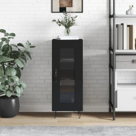 Black plywood sideboard 34.5x34x90 cm by vidaXL, Sideboards - Ref: Foro24-828789, Price: 57,49 €, Discount: %