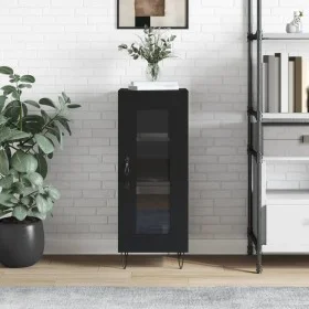 Black plywood sideboard 34.5x34x90 cm by vidaXL, Sideboards - Ref: Foro24-828789, Price: 56,77 €, Discount: %