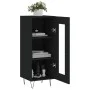 Sideboard aus schwarzem Sperrholz 34,5x34x90 cm von vidaXL, Sideboards - Ref: Foro24-828789, Preis: 56,77 €, Rabatt: %