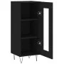 Sideboard aus schwarzem Sperrholz 34,5x34x90 cm von vidaXL, Sideboards - Ref: Foro24-828789, Preis: 56,77 €, Rabatt: %