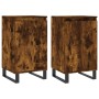 Sideboards 2 Stk. Holzwerkstoff Räuchereiche 40x35x70 cm von vidaXL, Sideboards - Ref: Foro24-831079, Preis: 98,19 €, Rabatt: %