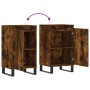 Sideboards 2 Stk. Holzwerkstoff Räuchereiche 40x35x70 cm von vidaXL, Sideboards - Ref: Foro24-831079, Preis: 98,19 €, Rabatt: %