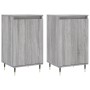 Aparadores 2 uds madera de ingeniería gris Sonoma 40x35x70 cm de vidaXL, Aparadores - Ref: Foro24-831049, Precio: 64,15 €, De...
