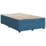 Estructura de cama de terciopelo azul 120x200 cm