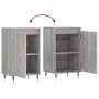 Aparadores 2 uds madera de ingeniería gris Sonoma 40x35x70 cm de vidaXL, Aparadores - Ref: Foro24-831049, Precio: 64,15 €, De...
