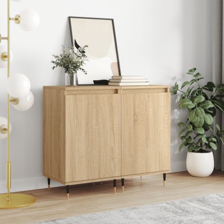 Sideboards 2 Stück, Holzwerkstoff Sonoma-Eiche 40x35x70 cm von vidaXL, Sideboards - Ref: Foro24-831043, Preis: 77,96 €, Rabat...
