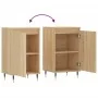 Sideboards 2 Stück, Holzwerkstoff Sonoma-Eiche 40x35x70 cm von vidaXL, Sideboards - Ref: Foro24-831043, Preis: 77,09 €, Rabat...