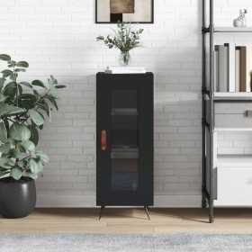 Black plywood sideboard 34.5x34x90 cm by vidaXL, Sideboards - Ref: Foro24-828765, Price: 59,45 €, Discount: %