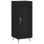 Aparador de madera contrachapada negro 34,5x34x90 cm de vidaXL, Aparadores - Ref: Foro24-828765, Precio: 59,39 €, Descuento: %