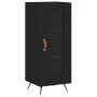 Aparador de madera contrachapada negro 34,5x34x90 cm de vidaXL, Aparadores - Ref: Foro24-828765, Precio: 58,72 €, Descuento: %