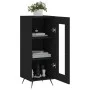 Schwarzes Sperrholz-Sideboard 34,5 x 34 x 90 cm von vidaXL, Sideboards - Ref: Foro24-828765, Preis: 58,72 €, Rabatt: %