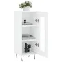 Weißes Sideboard aus Holzwerkstoff, 34,5 x 34 x 90 cm von vidaXL, Sideboards - Ref: Foro24-828788, Preis: 56,87 €, Rabatt: %