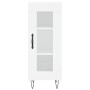 Weißes Sideboard aus Holzwerkstoff, 34,5 x 34 x 90 cm von vidaXL, Sideboards - Ref: Foro24-828788, Preis: 57,22 €, Rabatt: %