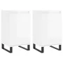 Sideboards 2 pcs glossy white engineered wood 40x35x70 cm by vidaXL, Sideboards - Ref: Foro24-831073, Price: 76,56 €, Discoun...