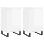 Sideboards 2 Stück glänzend weißes Holzwerkstoff 40x35x70 cm von vidaXL, Sideboards - Ref: Foro24-831073, Preis: 76,56 €, Rab...