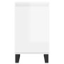 Aparadores 2 uds madera de ingeniería blanco brillo 40x35x70 cm de vidaXL, Aparadores - Ref: Foro24-831073, Precio: 76,56 €, ...