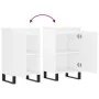 Sideboards 2 pcs glossy white engineered wood 40x35x70 cm by vidaXL, Sideboards - Ref: Foro24-831073, Price: 76,56 €, Discoun...