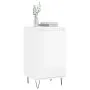 Aparadores 2 uds madera de ingeniería blanco brillo 40x35x70 cm de vidaXL, Aparadores - Ref: Foro24-831057, Precio: 89,37 €, ...