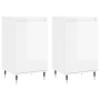 Sideboards 2 Stück glänzend weißes Holzwerkstoff 40x35x70 cm von vidaXL, Sideboards - Ref: Foro24-831041, Preis: 65,62 €, Rab...