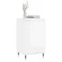 Aparadores 2 uds madera de ingeniería blanco brillo 40x35x70 cm de vidaXL, Aparadores - Ref: Foro24-831041, Precio: 65,62 €, ...