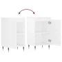 Sideboards 2 pcs glossy white engineered wood 40x35x70 cm by vidaXL, Sideboards - Ref: Foro24-831041, Price: 65,62 €, Discoun...