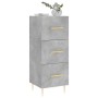 Concrete gray plywood sideboard 34.5x34x90 cm by vidaXL, Sideboards - Ref: Foro24-828592, Price: 68,68 €, Discount: %