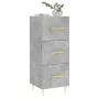 Concrete gray plywood sideboard 34.5x34x90 cm by vidaXL, Sideboards - Ref: Foro24-828592, Price: 67,88 €, Discount: %