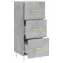 Concrete gray plywood sideboard 34.5x34x90 cm by vidaXL, Sideboards - Ref: Foro24-828592, Price: 68,68 €, Discount: %