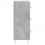 Betongraues Sperrholz-Sideboard 34,5 x 34 x 90 cm von vidaXL, Sideboards - Ref: Foro24-828592, Preis: 68,72 €, Rabatt: %