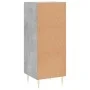 Betongraues Sperrholz-Sideboard 34,5 x 34 x 90 cm von vidaXL, Sideboards - Ref: Foro24-828592, Preis: 68,72 €, Rabatt: %