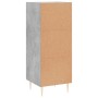 Concrete gray plywood sideboard 34.5x34x90 cm by vidaXL, Sideboards - Ref: Foro24-828592, Price: 68,68 €, Discount: %
