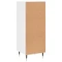 Hochglanzweißes Sperrholz-Sideboard 34,5 x 34 x 90 cm von vidaXL, Sideboards - Ref: Foro24-828582, Preis: 73,64 €, Rabatt: %
