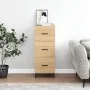 Sideboard aus Sonoma-Eichensperrholz, 34,5 x 34 x 90 cm von vidaXL, Sideboards - Ref: Foro24-828623, Preis: 71,60 €, Rabatt: %