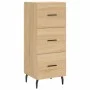 Sideboard aus Sonoma-Eichensperrholz, 34,5 x 34 x 90 cm von vidaXL, Sideboards - Ref: Foro24-828623, Preis: 71,60 €, Rabatt: %
