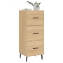 Sideboard aus Sonoma-Eichensperrholz, 34,5 x 34 x 90 cm von vidaXL, Sideboards - Ref: Foro24-828623, Preis: 72,43 €, Rabatt: %