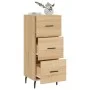Sideboard aus Sonoma-Eichensperrholz, 34,5 x 34 x 90 cm von vidaXL, Sideboards - Ref: Foro24-828623, Preis: 71,60 €, Rabatt: %