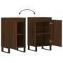 Sideboards 2 pcs oak brown engineered wood 40x35x70 cm by vidaXL, Sideboards - Ref: Foro24-831083, Price: 71,09 €, Discount: %