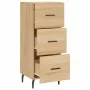 Sideboard aus Sonoma-Eichensperrholz, 34,5 x 34 x 90 cm von vidaXL, Sideboards - Ref: Foro24-828623, Preis: 71,60 €, Rabatt: %