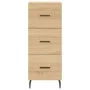 Sideboard aus Sonoma-Eichensperrholz, 34,5 x 34 x 90 cm von vidaXL, Sideboards - Ref: Foro24-828623, Preis: 71,60 €, Rabatt: %