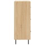Sideboard aus Sonoma-Eichensperrholz, 34,5 x 34 x 90 cm von vidaXL, Sideboards - Ref: Foro24-828623, Preis: 72,43 €, Rabatt: %