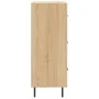 Sideboard aus Sonoma-Eichensperrholz, 34,5 x 34 x 90 cm von vidaXL, Sideboards - Ref: Foro24-828623, Preis: 71,60 €, Rabatt: %