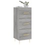 Sonoma gray engineered wood sideboard 34.5x34x90 cm by vidaXL, Sideboards - Ref: Foro24-828594, Price: 70,92 €, Discount: %