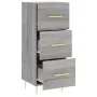 Sonoma gray engineered wood sideboard 34.5x34x90 cm by vidaXL, Sideboards - Ref: Foro24-828594, Price: 70,05 €, Discount: %