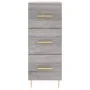 Aparador madera de ingeniería gris Sonoma 34,5x34x90 cm de vidaXL, Aparadores - Ref: Foro24-828594, Precio: 70,05 €, Descuent...