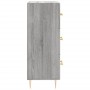 Sonoma gray engineered wood sideboard 34.5x34x90 cm by vidaXL, Sideboards - Ref: Foro24-828594, Price: 70,92 €, Discount: %