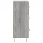 Sonoma gray engineered wood sideboard 34.5x34x90 cm by vidaXL, Sideboards - Ref: Foro24-828594, Price: 70,05 €, Discount: %